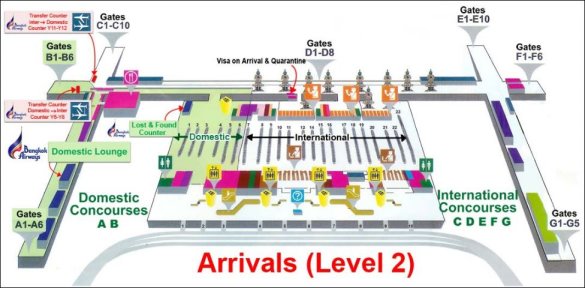 Arrivel Level Suvarnabhumi Airport